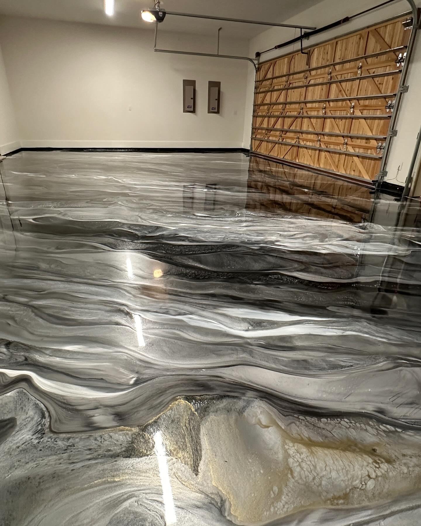 Liquid Flow Finish — Metallic epoxy floor in Sandy Springs, GA